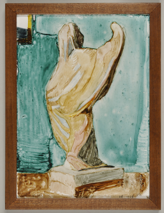 Paul Klee: Statuette, 1908 (Hinterglasmalerei)