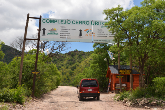 Der Zugang zum Cerro Uritorco.