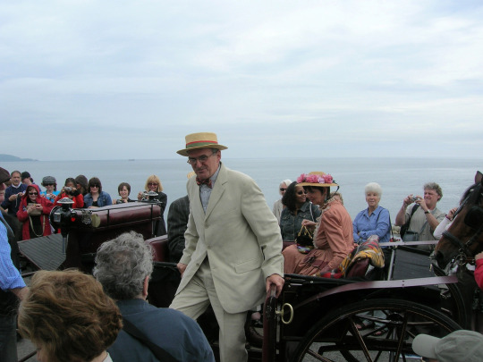Jim Carroll arrives at the Joyce Tower on Bloomsday